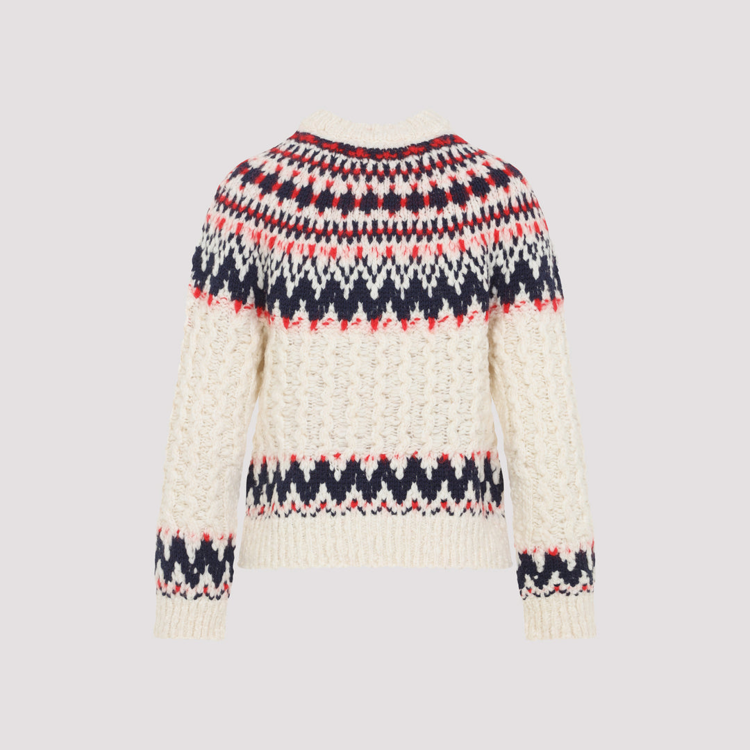 Moncler Grenoble Pullover - White | b8facf4981f393ccc7744e1dee15349f66ad8c1e