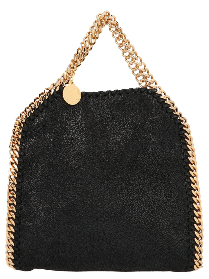 Stella Mccartney Tiny Falabella Hand Bags - Black | d459210743e9ee383f7bfecd23edbd28e17a4ab4