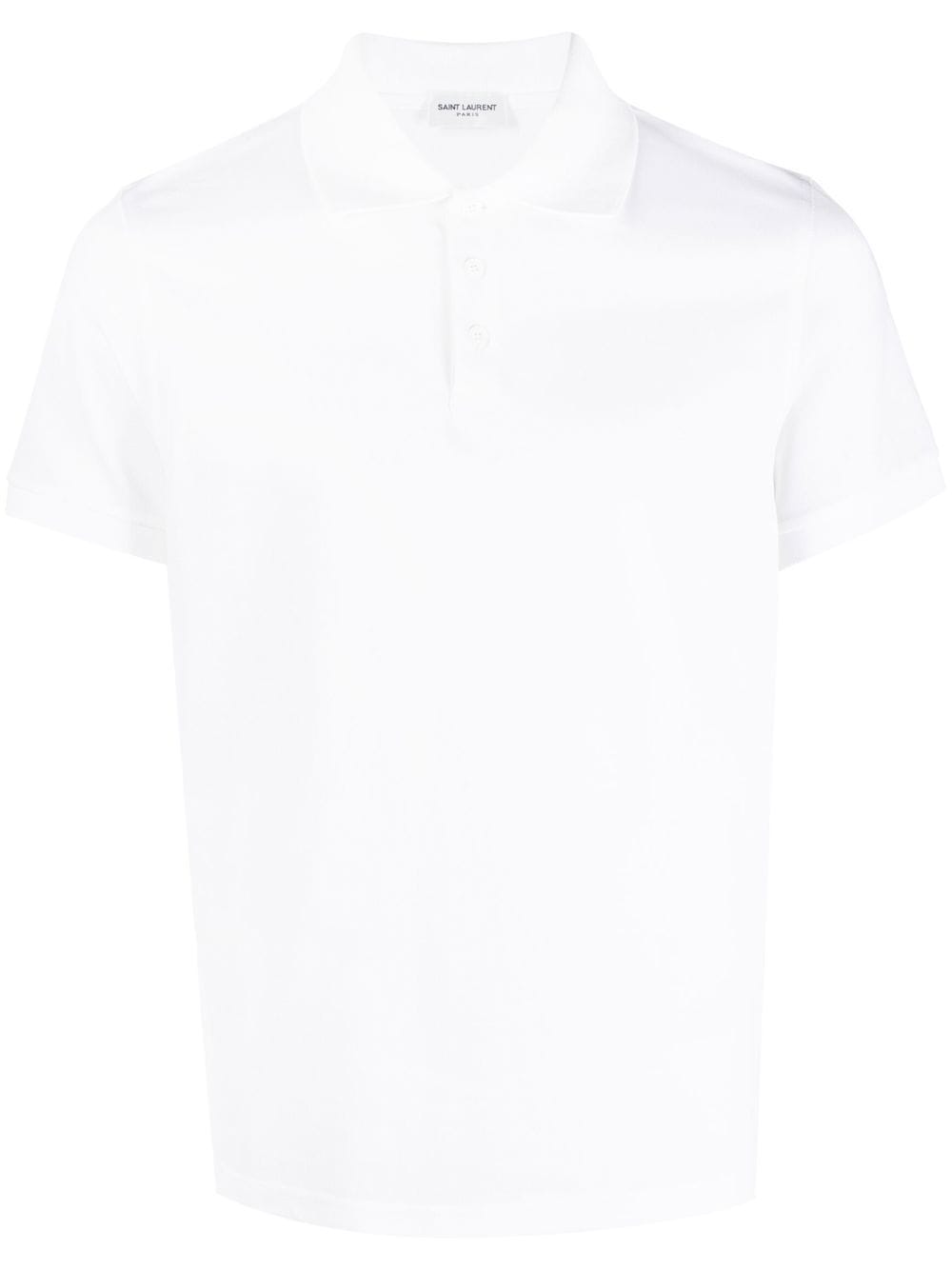 Saint Laurent Paris Polo - White | c97b129903b2075af3688b1427961818f6943ff3
