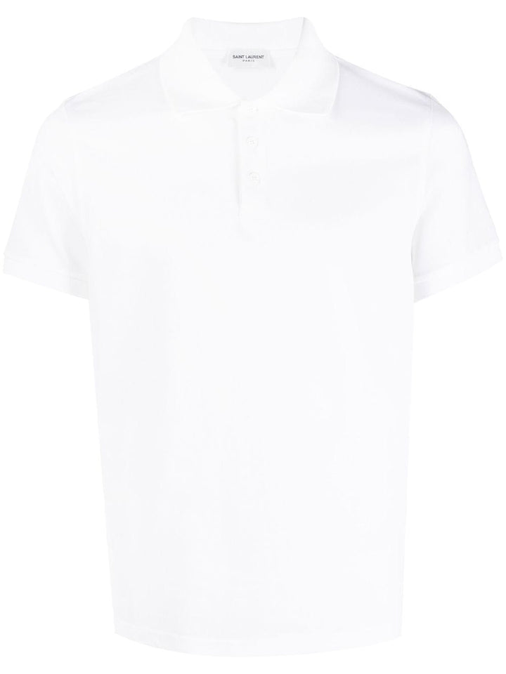 Saint Laurent Paris Polo - White | c97b129903b2075af3688b1427961818f6943ff3