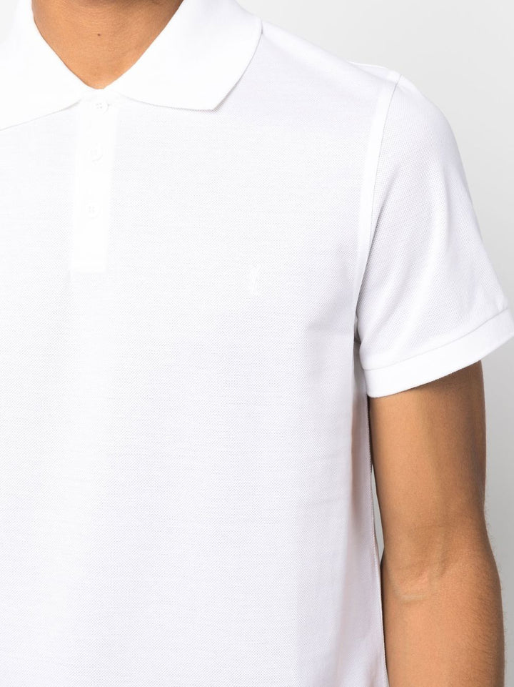 Saint Laurent Paris Polo - White | bb29061e9fb7639d1005de1941de4ec53a077b01