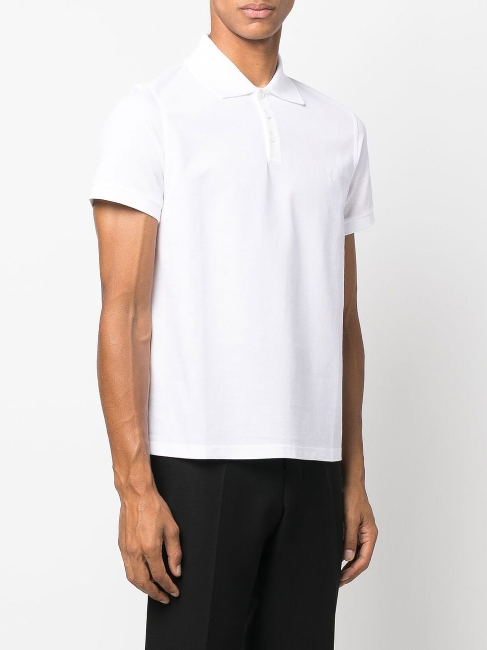 Saint Laurent Paris Polo - White | 6b4652a5ca884c5704a7fa53faf3aa0ab743342a