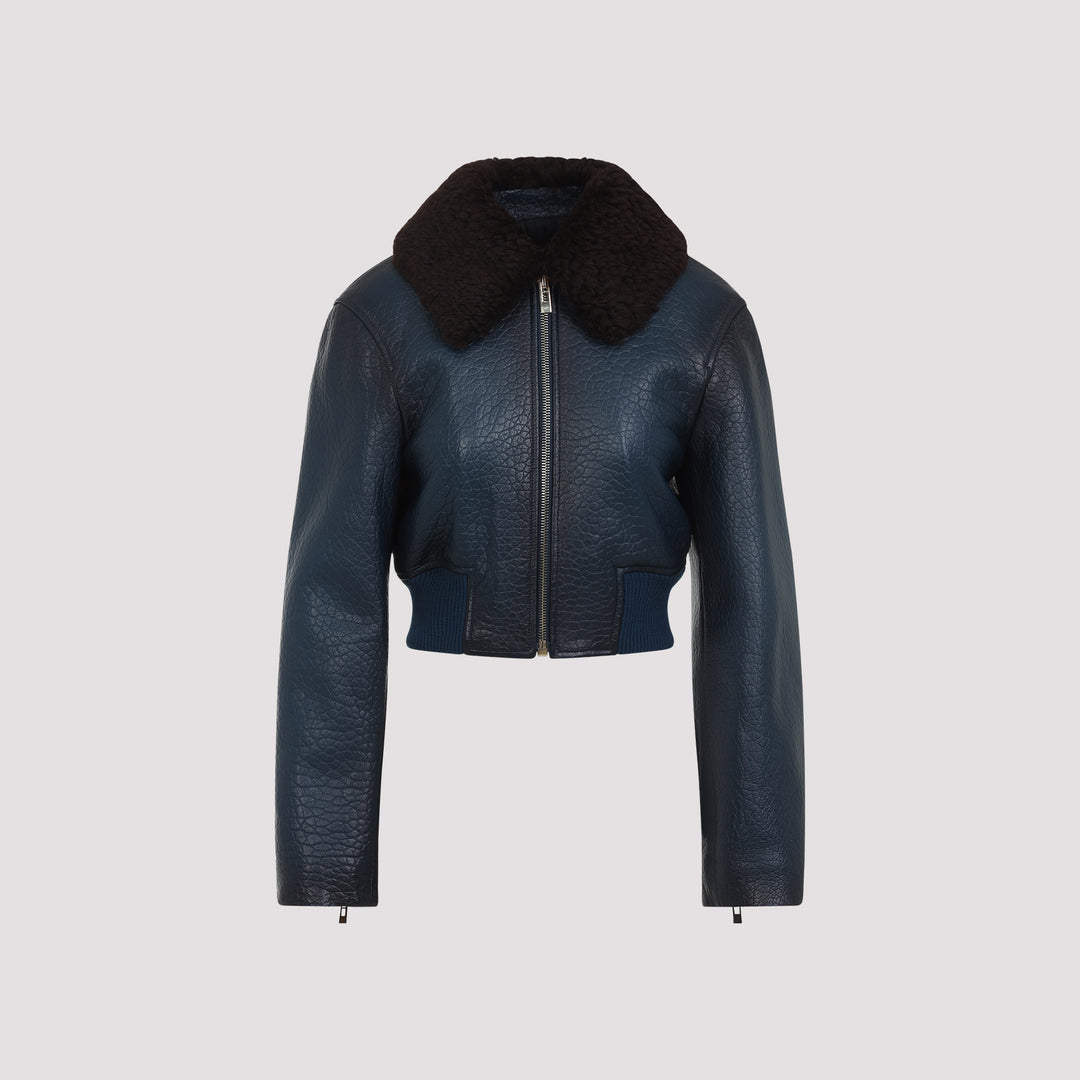 AlaÏA Jackets - Blue | 0f04378edace2461a9908db318170aa677831f51