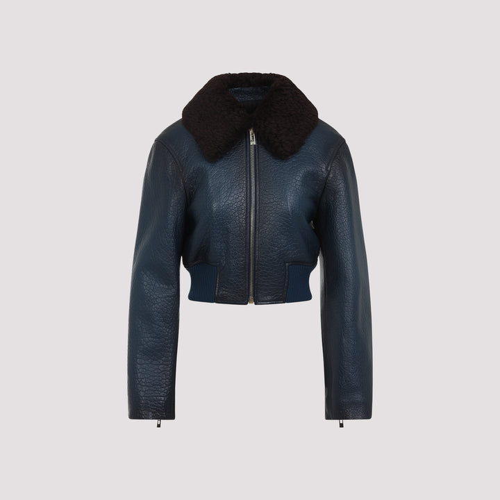 AlaÏA Jackets - Blue | 0f04378edace2461a9908db318170aa677831f51