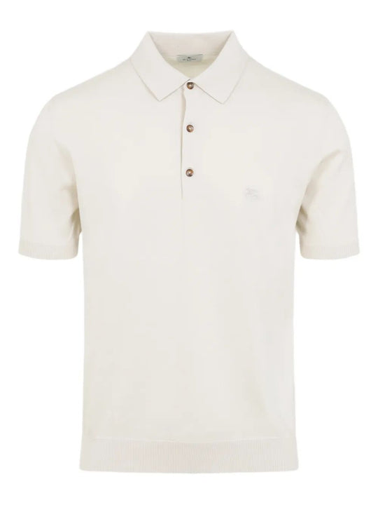 Knitted Cotton Polo Shirt