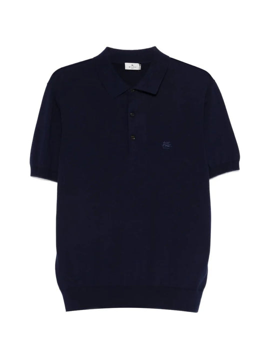 Knitted Cotton Polo Shirt