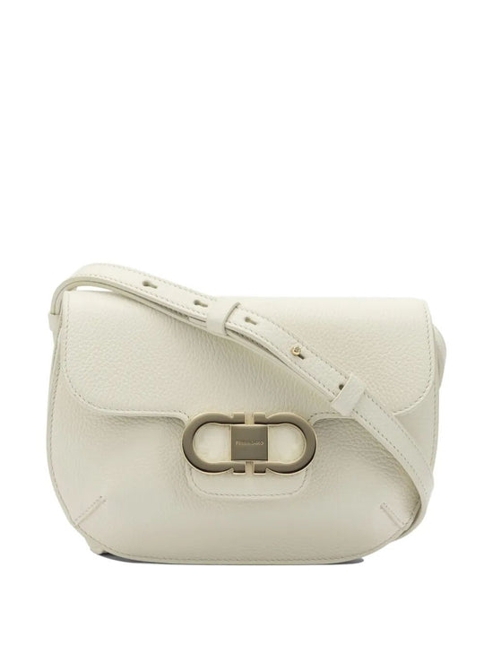Lizzi Grained Leather Satchel Bag