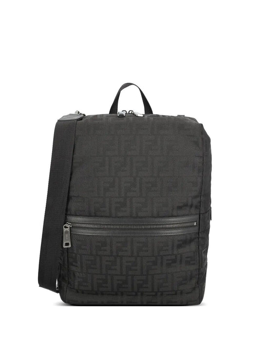 Fendi Lui Ff Nylon Backpack