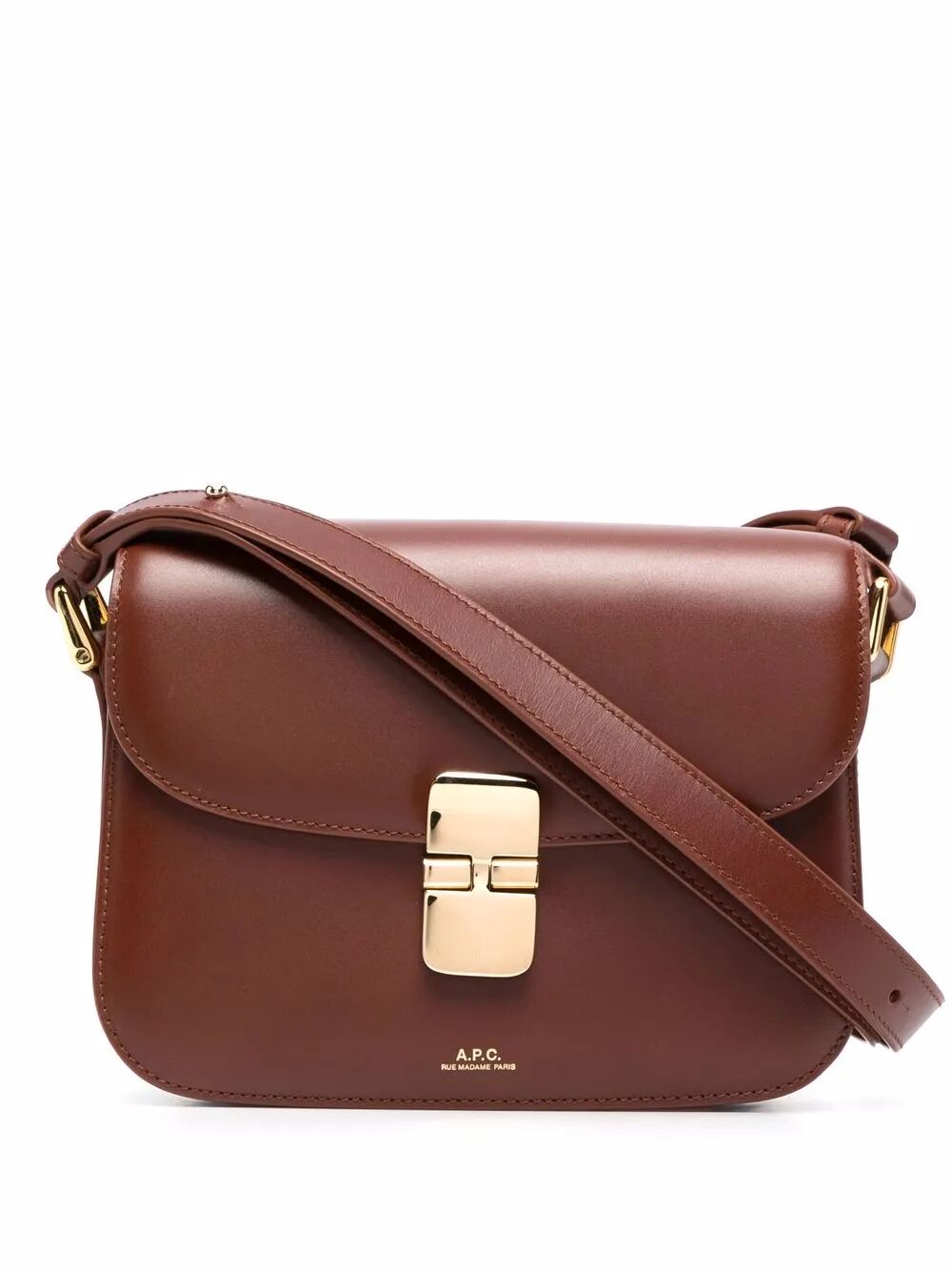 A.P.C. Satchel & cross body - Brown | 23769fb6adefa62c74d47ef39edc7c9aeb057b36