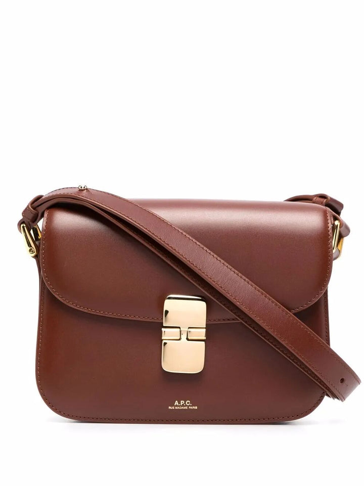 A.P.C. Satchel & cross body - Brown | 23769fb6adefa62c74d47ef39edc7c9aeb057b36