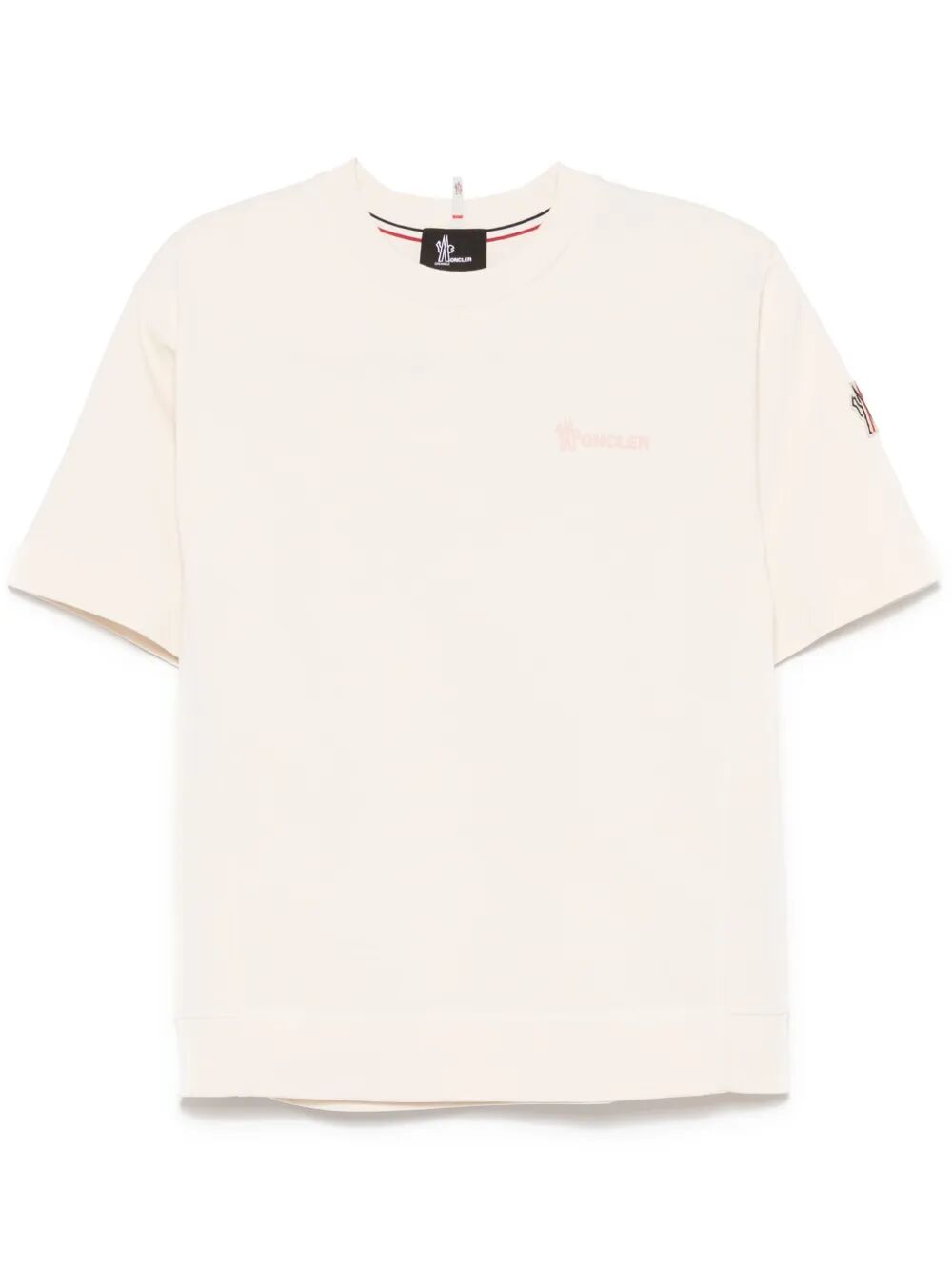 Moncler T-shirts - Nude & Neutrals | 34f869b3f8f6f47f704df19a3f73e0e0bf2bd5d9
