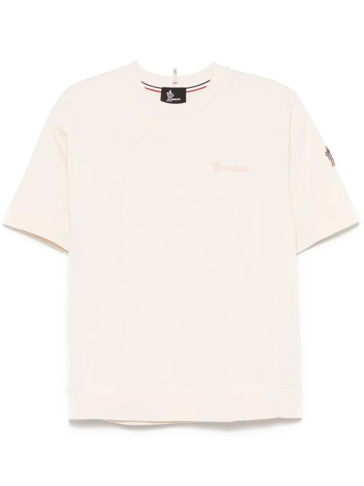 Moncler T-shirts - Nude & Neutrals | 34f869b3f8f6f47f704df19a3f73e0e0bf2bd5d9