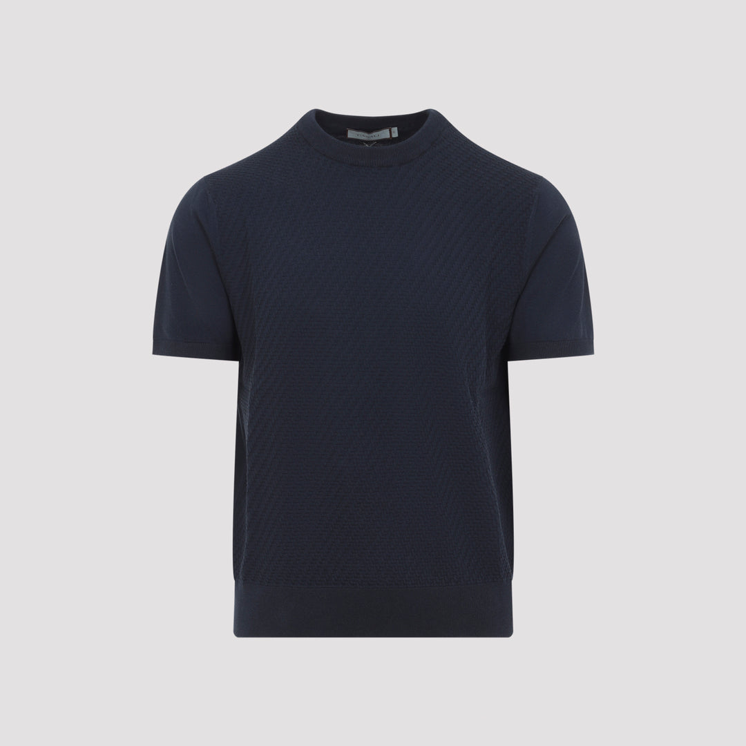 Canali Sweater - Blue | 10bbfd42df75ee97acc1adb185932ad67fac899b