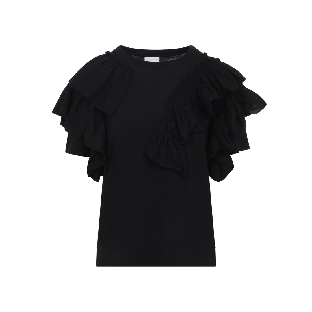 Dries Van Noten T-shirts - Black | 3723f40a3e76c8fce89f054ae36a2c7c624b1a20