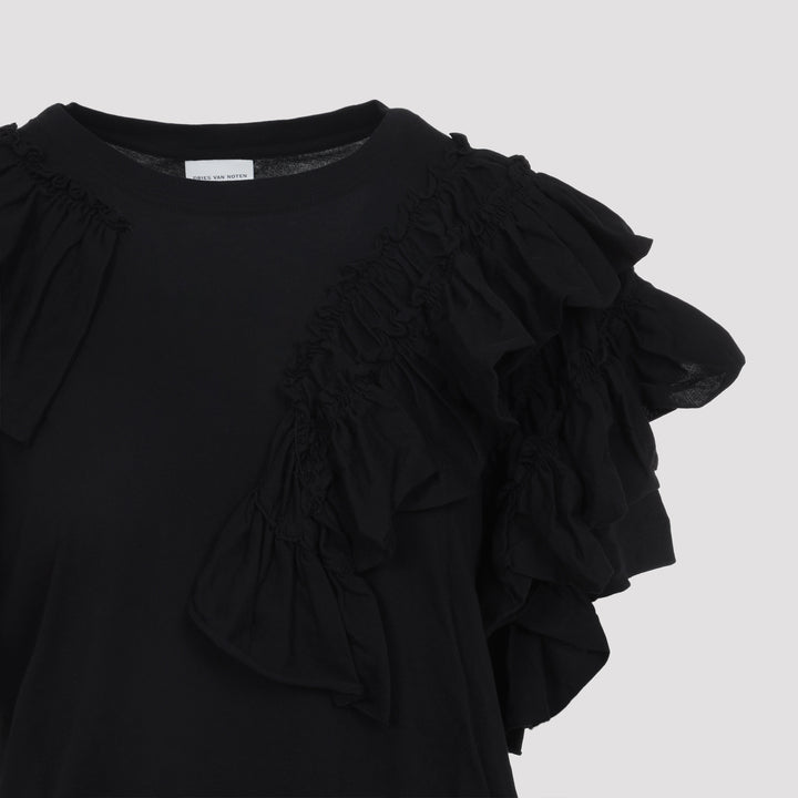 Dries Van Noten T-shirts - Black | 96b8a918fac3f94c96e489cd5344f17ed5efda92