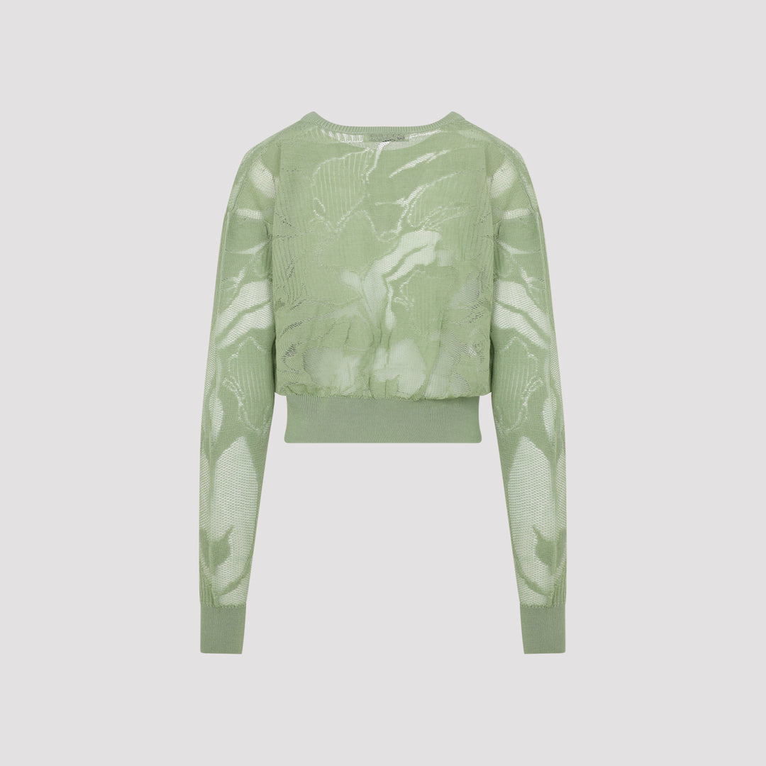 Dries Van Noten Sweater - Green | cc4b33e76f8ed3f8ab24e8f04d473450c19f8467