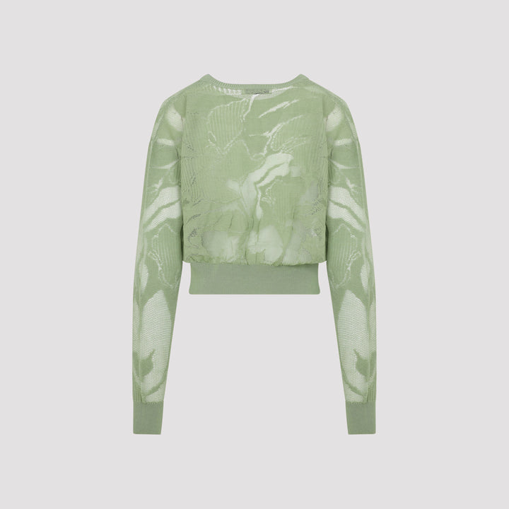 Dries Van Noten Sweater - Green | cc4b33e76f8ed3f8ab24e8f04d473450c19f8467