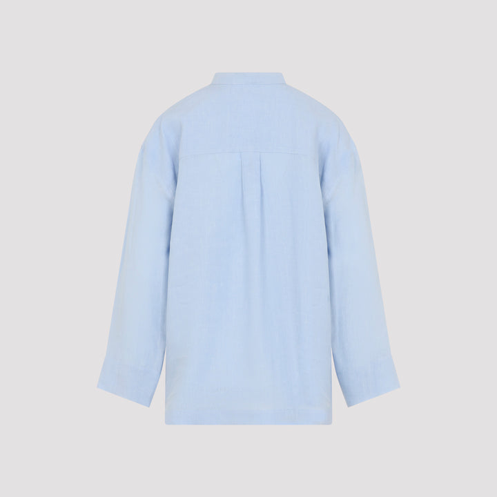 Max Mara`S Shirts - Blue | 17b0491cf3784ce5ebe4204b493d566563dac622