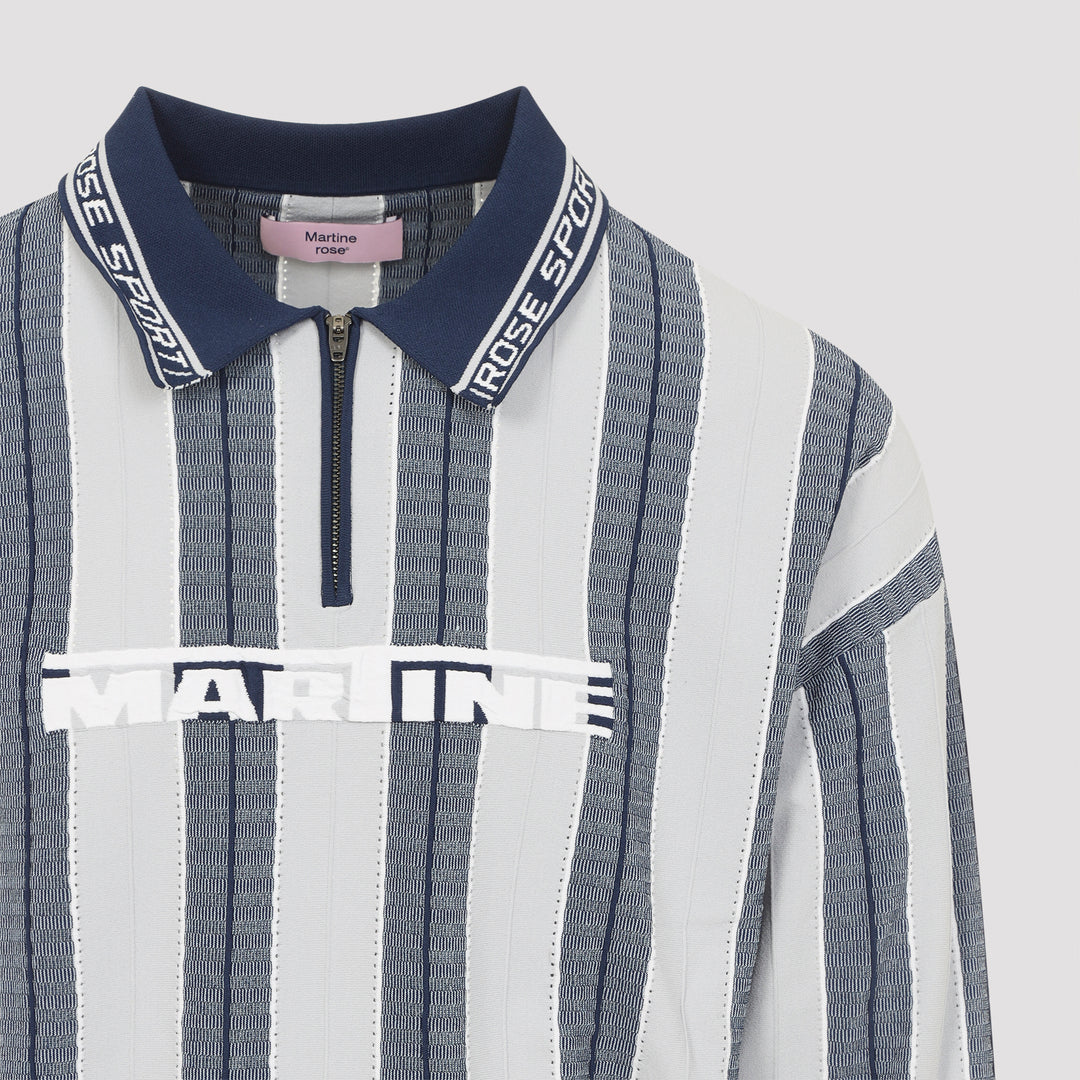 Martine Rose Polo - Blue | 34377d63060e6f6e4e24501cec3810ed3bd27df2
