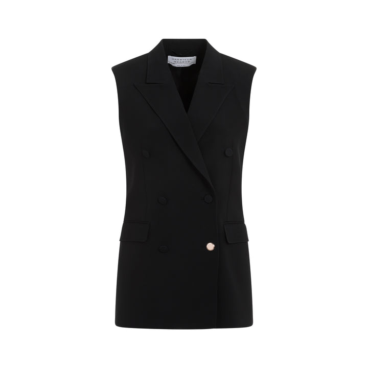 Gabriela Hearst Gilet - Black | 09de7955497348744005fb5e19dc848d901118b5