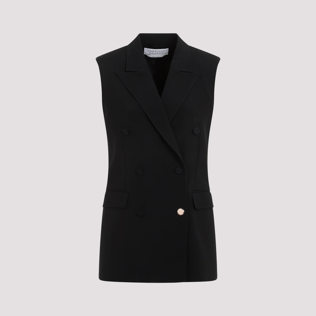 Gabriela Hearst Gilet - Black | 28cea1a3aba925ab354293eadd81100789be86a7