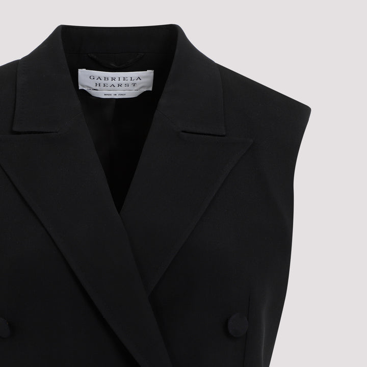 Gabriela Hearst Gilet - Black | 2893c82da1e36a7adb713301e33e9558159fd91a