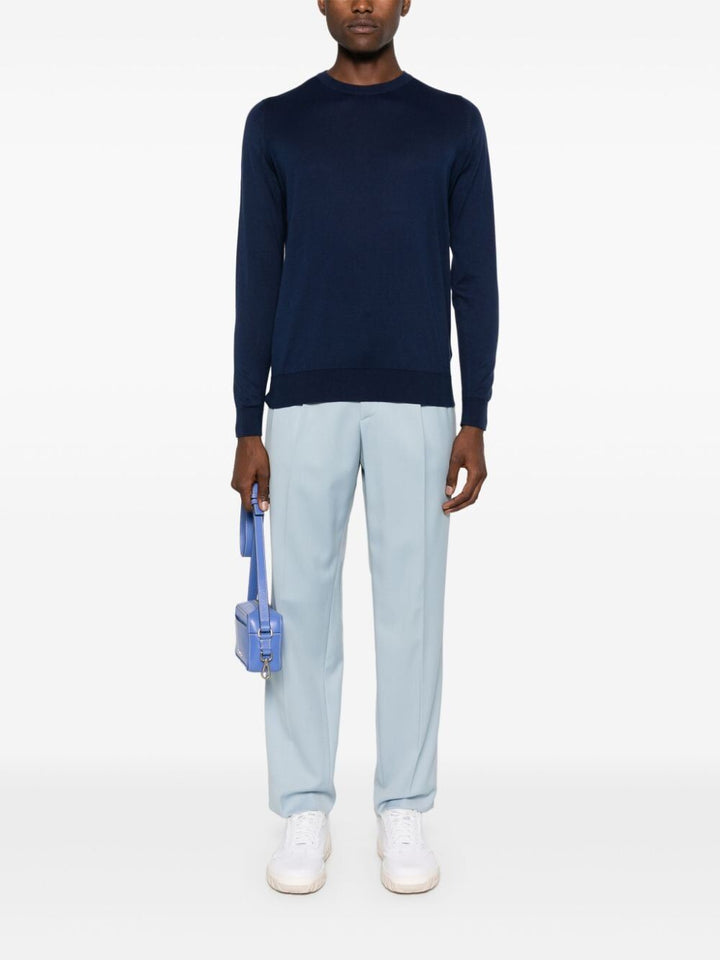 John Smedley Pullover - Blue | 374c7e7dffbb1f35ec4ab0dd7862635e819e3e33