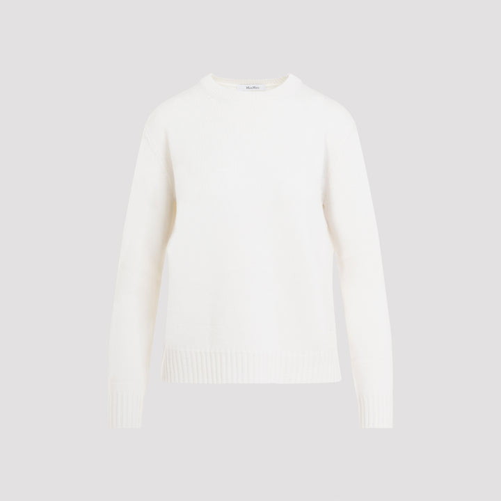 Max Mara Pullover - White | 8f4623224b352a7e23f539a2382e2cb080cea1b1