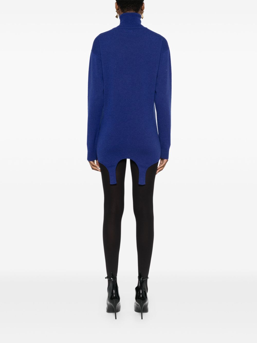 Saint Laurent Paris Turtle neck - Blue | aa2e0f414826f7326e0679288d6cb4cb23779d61