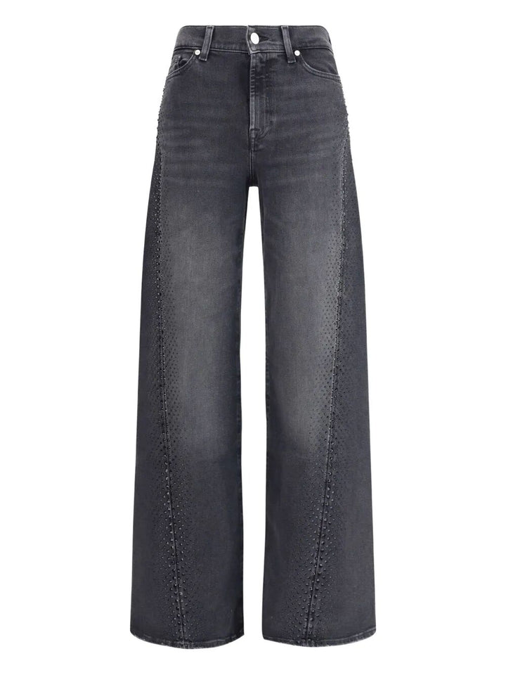 7 For All Mankind Wide leg - Black | de0eddc4e734cae91bbfefb1b2c57b13323d9edf