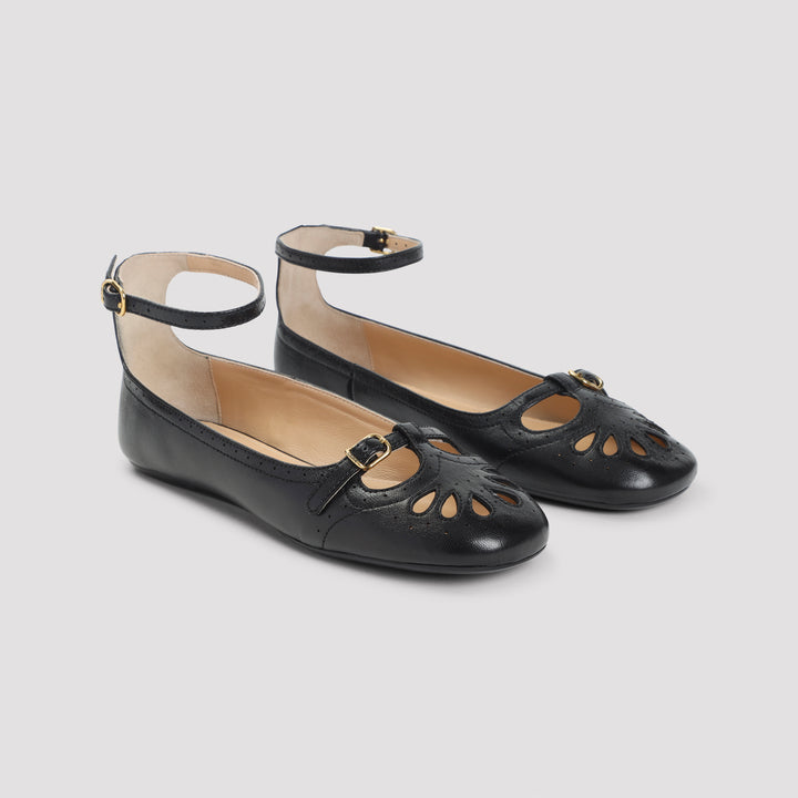 Chloe Ballerinas - Black | de72e945d4df037825ad53c5e436c1ef35448c0a