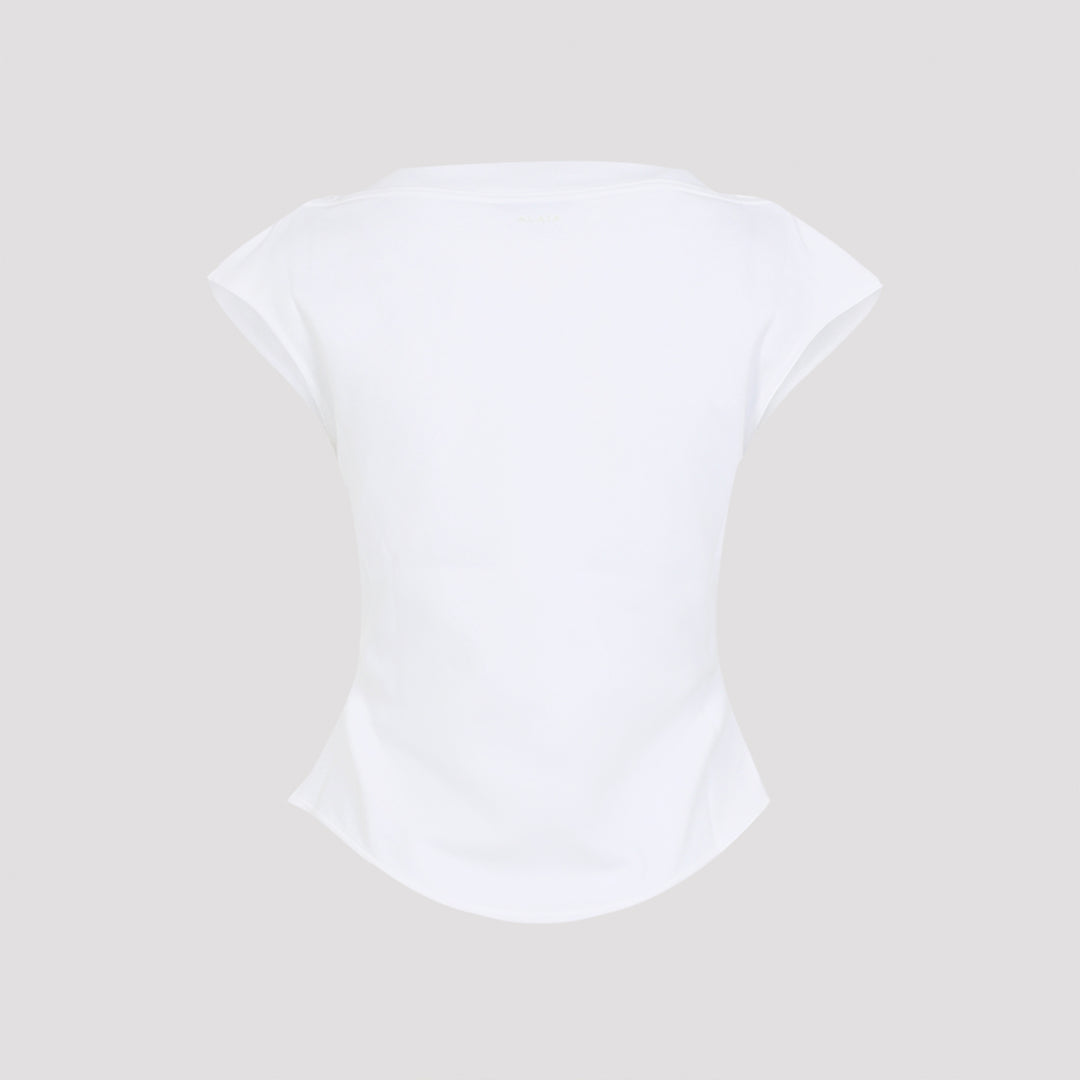 AlaÏA T-shirts - White | 1339437fed2f5c2435405e4b9c0082b9b4baac57