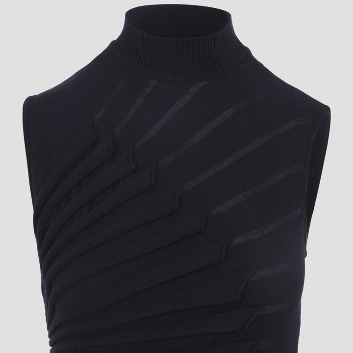 AlaÏA Midi dresses - Blue | 1a43064f86d17e8ad01d70ab07af217b56841f19