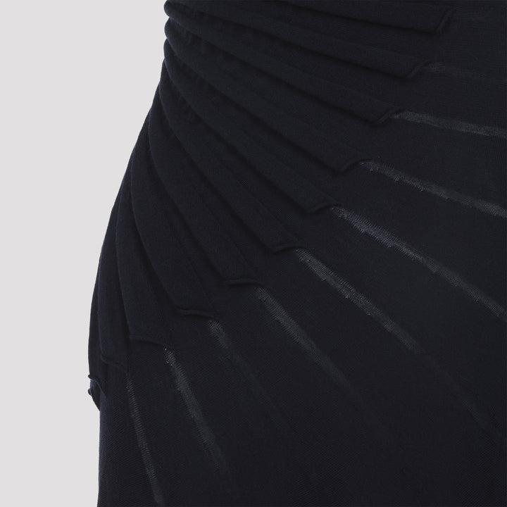 AlaÏA Midi dresses - Blue | 725f7ce61a1838ecd4d57caa520fb0346c507da4