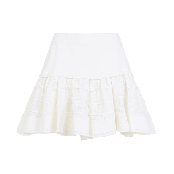 AlaÏA Mini skirts - White | ab1daff9b624f5c60beb080adcc7ddb7ddecd92c