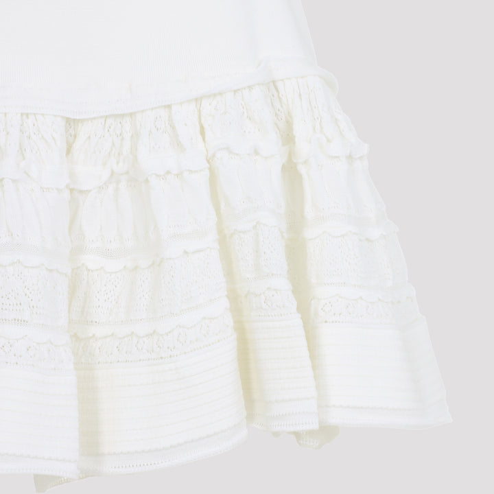 AlaÏA Mini skirts - White | 3d50c7ffd3a959a8b997a9df1e6f58fa172d957a