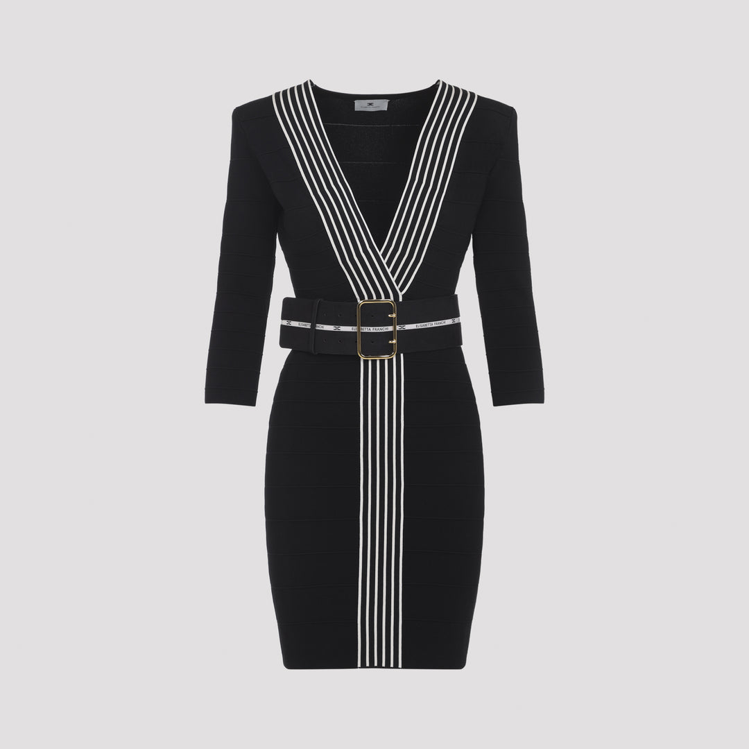 Elisabetta Franchi Mini dresses - Black | 0340859a14fe369f82f68181f801c7dec6660d18