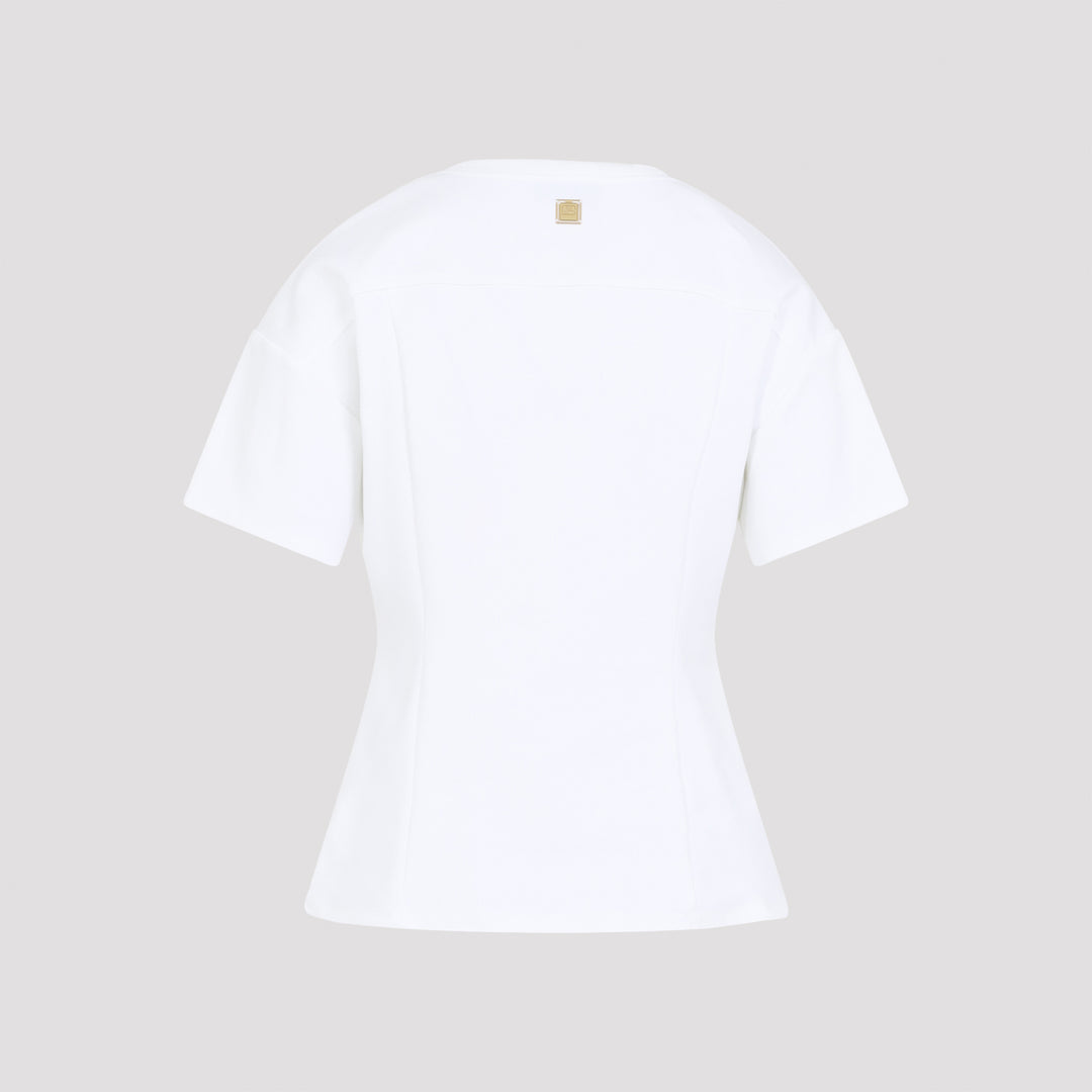 Elisabetta Franchi T-shirts - White | a264dfabb3cddc8af67b288ba01dec205a784476