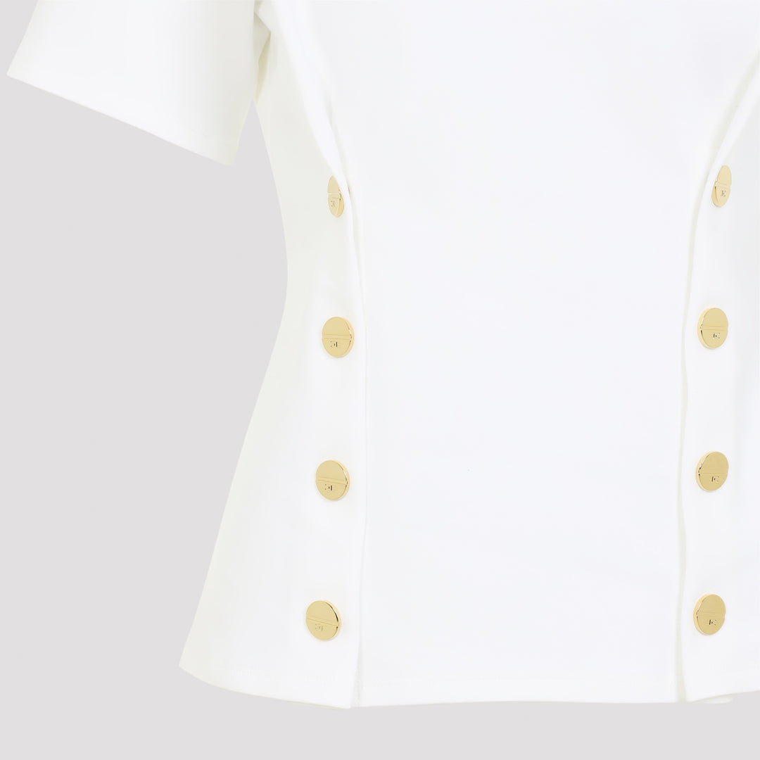 Elisabetta Franchi T-shirts - White | daba69fd3be998a3c6023f9d7cfa8a90549748e6