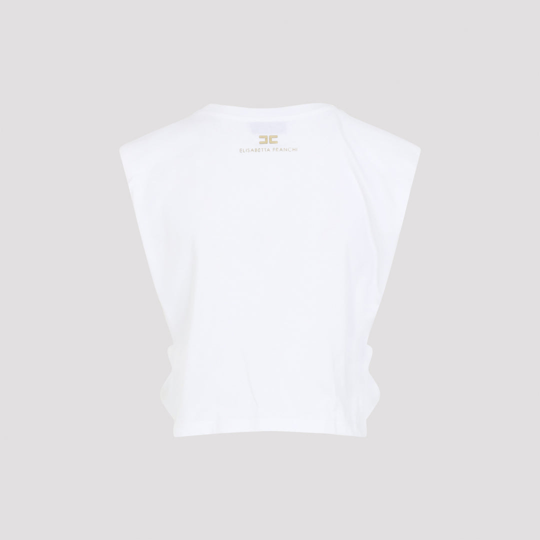 Elisabetta Franchi T-shirts - White | 35d910c69bae109b0cf9e0f30af7b619c4c2a0ea
