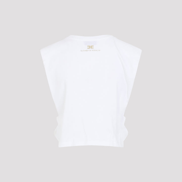 Elisabetta Franchi T-shirts - White | 35d910c69bae109b0cf9e0f30af7b619c4c2a0ea