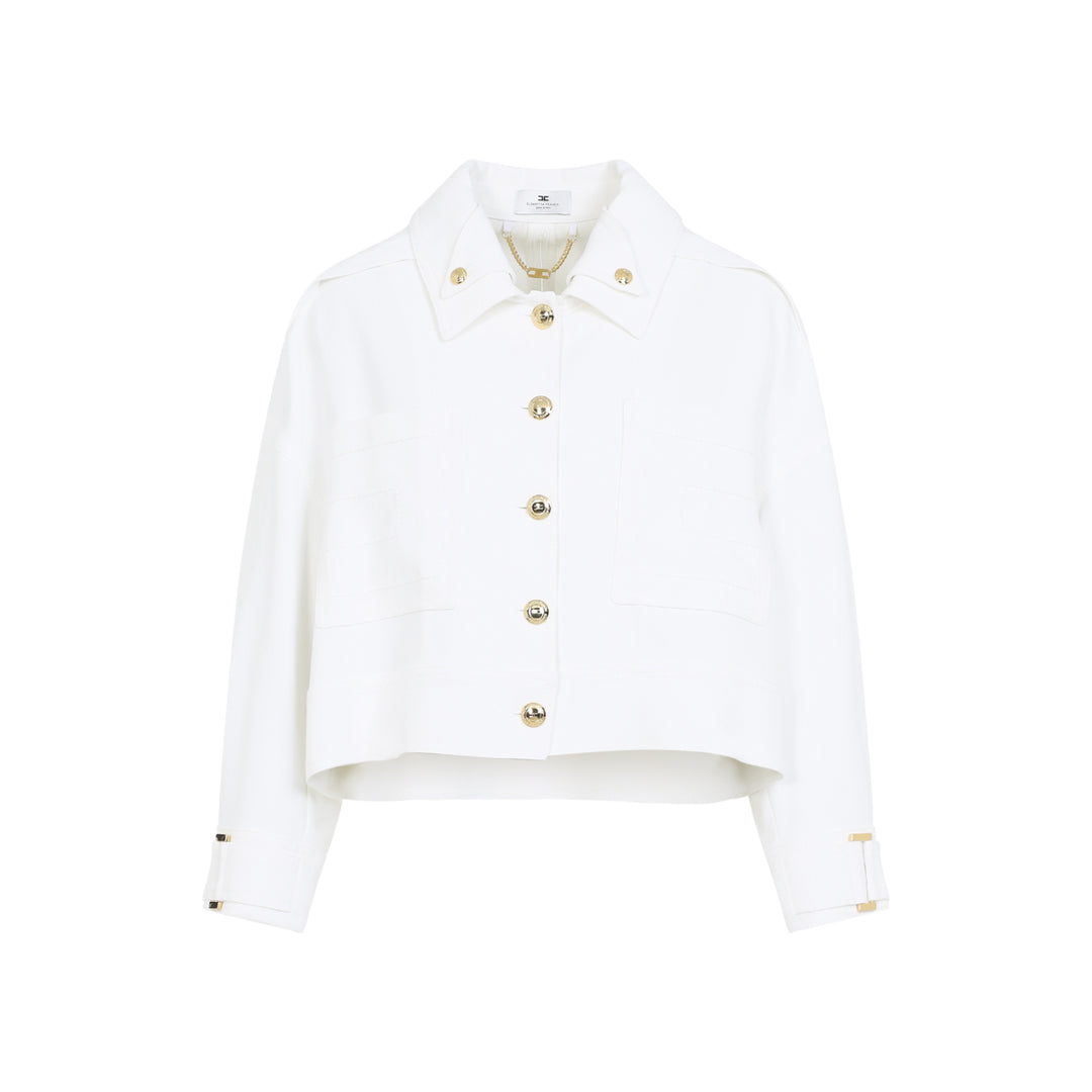 Elisabetta Franchi Jackets - White | 5ac5b35e698f29e8d4b2d393cd72b03764cee150
