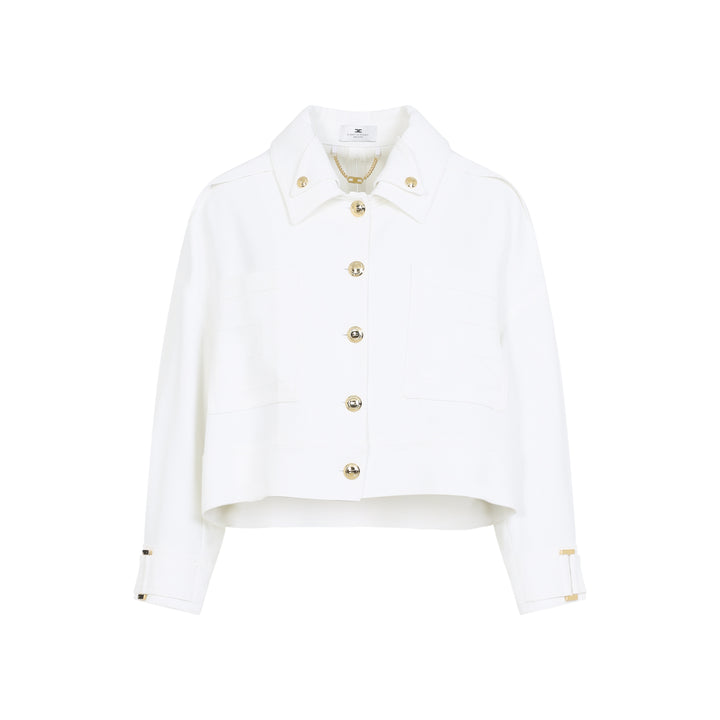 Elisabetta Franchi Jackets - White | 5ac5b35e698f29e8d4b2d393cd72b03764cee150