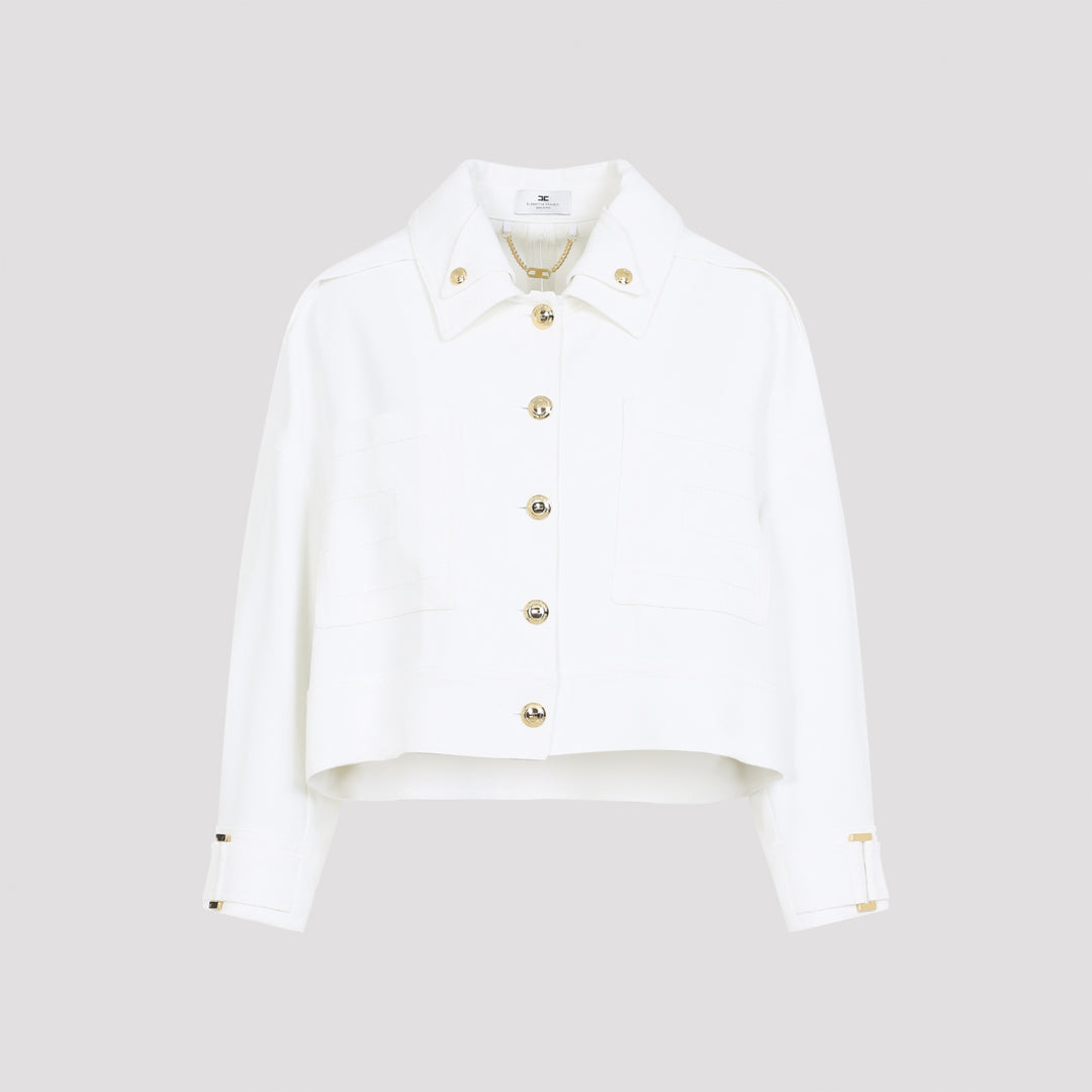 Elisabetta Franchi Jackets - White | 6007a806967f9b4ce983f19a58e70b8e429c2098