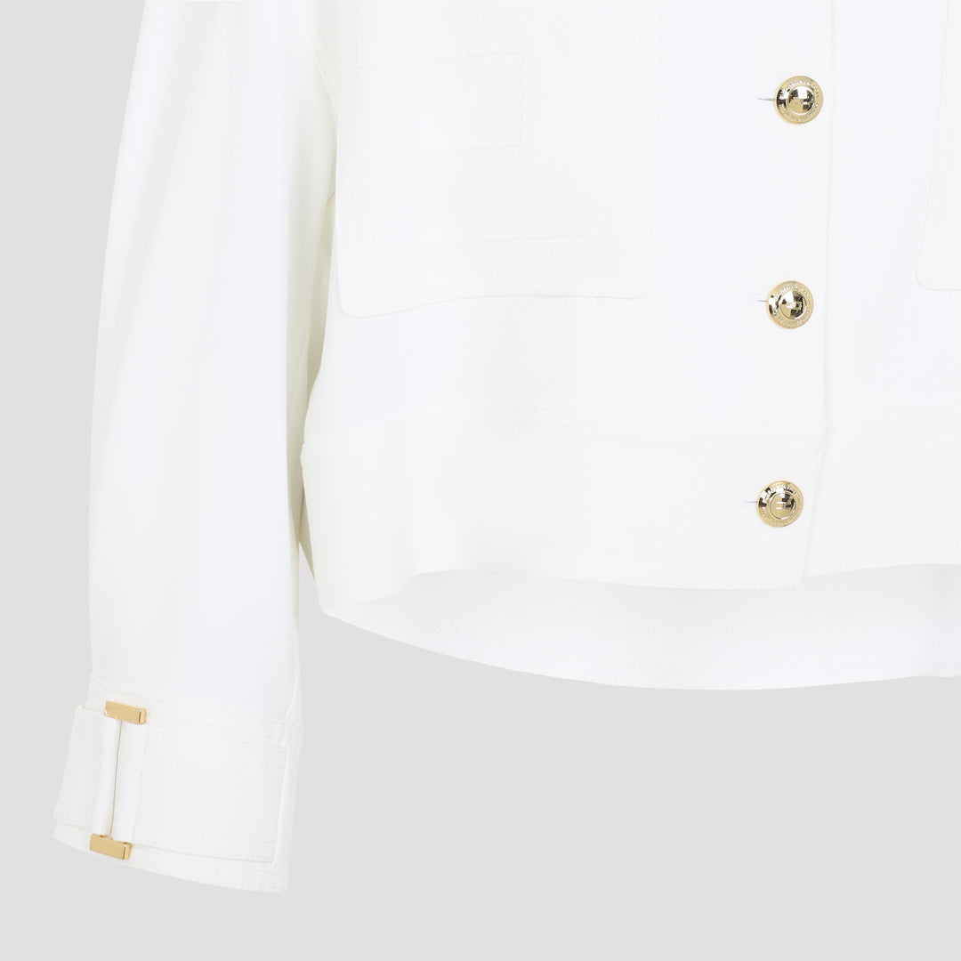 Elisabetta Franchi Jackets - White | be01cccfee108f857c833013ad04218dc26da078