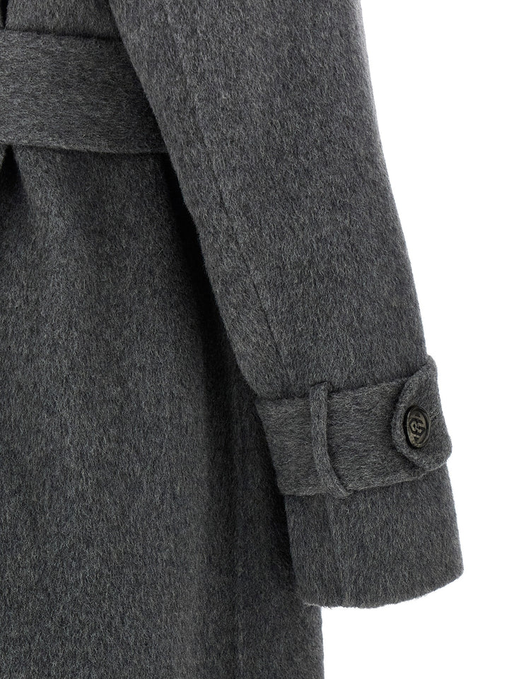 Giuseppe Di Morabito Long Coat Coats and Trench Coats - Gray | 8c9e4850e07694a9dbf07e22aecd966618cc8a8b