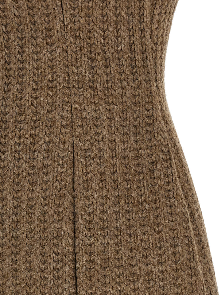 Giuseppe Di Morabito Wool Dress Dresses - Brown | 335962e958b705400f07701599bf045bd47c2211