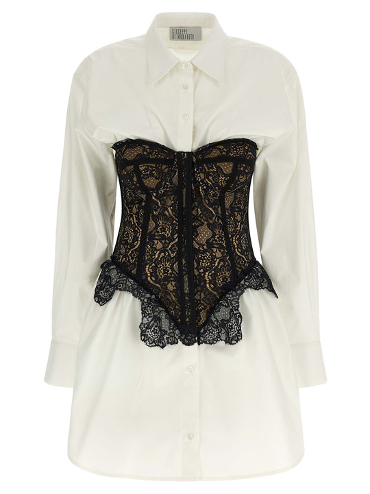 Corset Dress Dresses White/Black