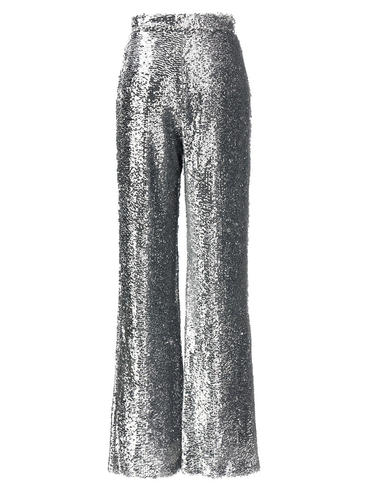 Giuseppe Di Morabito Sequin Pants - Silver | 277b693bc903ff6c207f3e8871f69930a475bc38