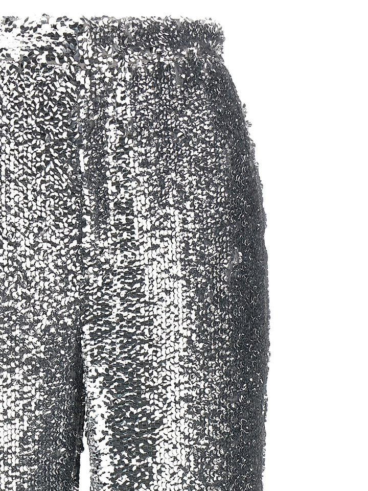 Giuseppe Di Morabito Sequin Pants - Silver | 84c51db0f32b9d70019556f07b603fde57b01071